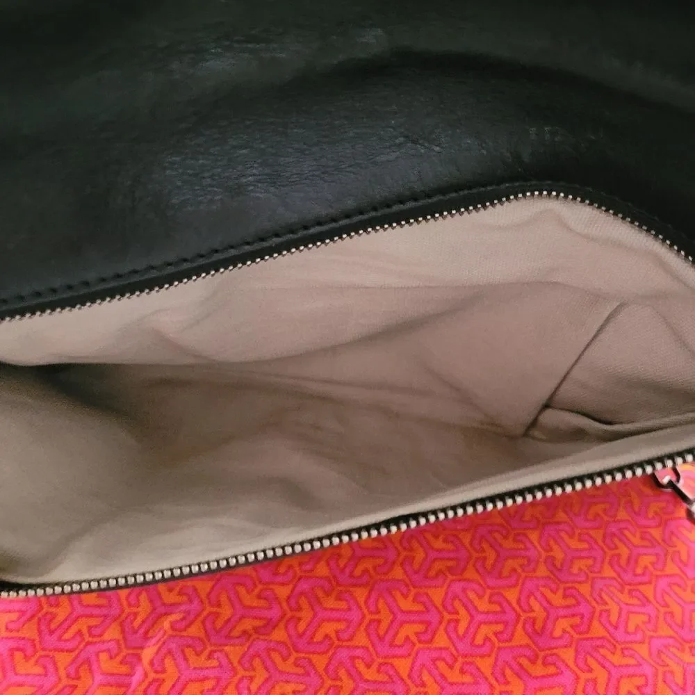Tory Burch Reva Black Shoulder/Clutch Bag